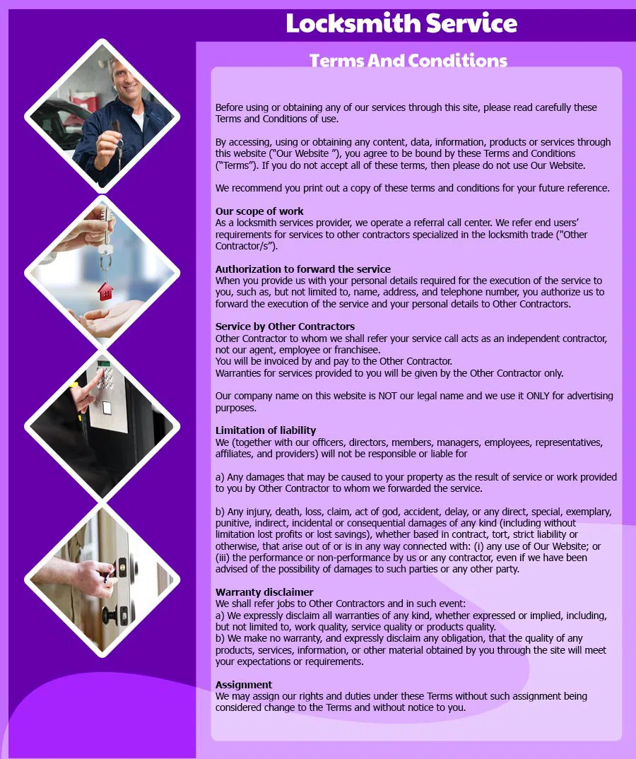 Bedford TX Locksmith Store Bedford, TX 817-725-0145 - terms